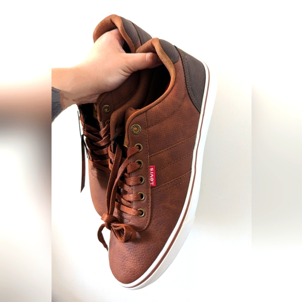 Mens Brown Leather Levi's